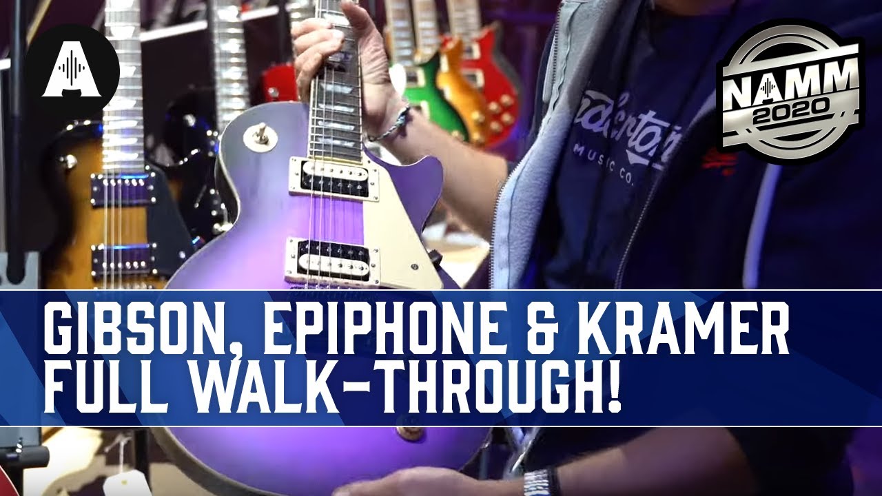 Full Walk-through Of The New Gibson, Epiphone & Kramer Booth! - NAMM 2020