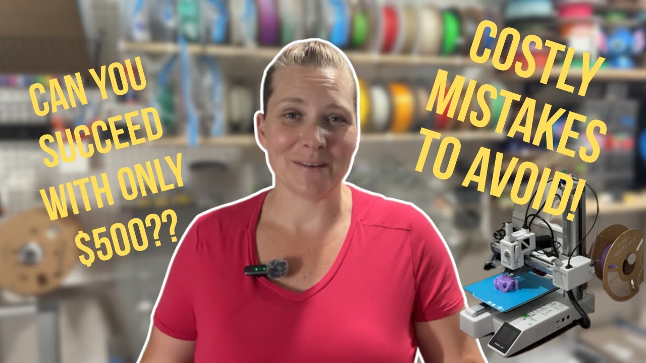From $500 to Profit – Starting a 3D Print Shop with Almost Nothing