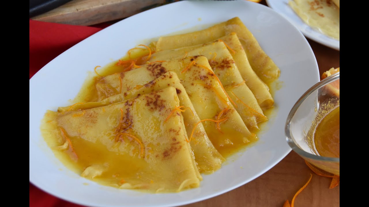 CREPES EN SALSA DE NARANJA O CREPES SUZETTE