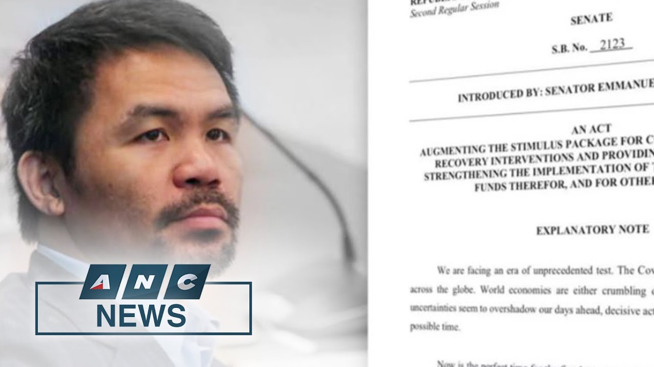Pacquiao files P335-B pandemic stimulus bill | ANC