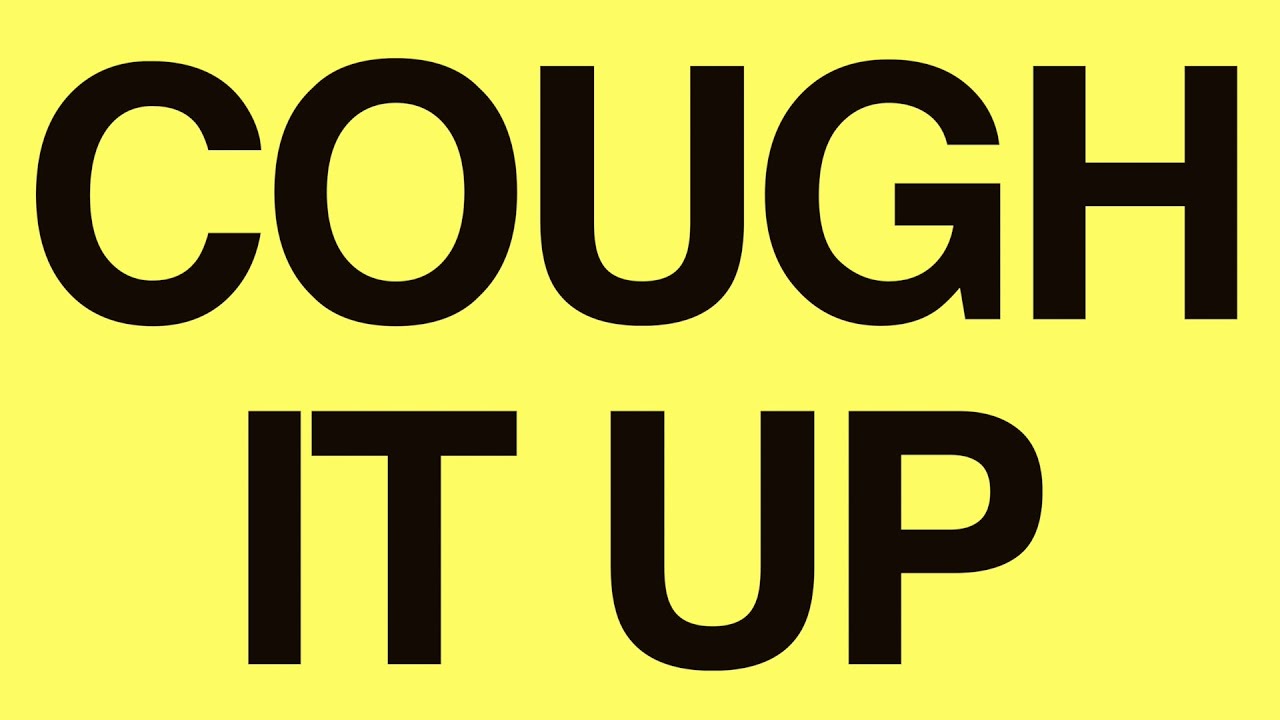 The Great Park - 'Cough It Up' lyric video