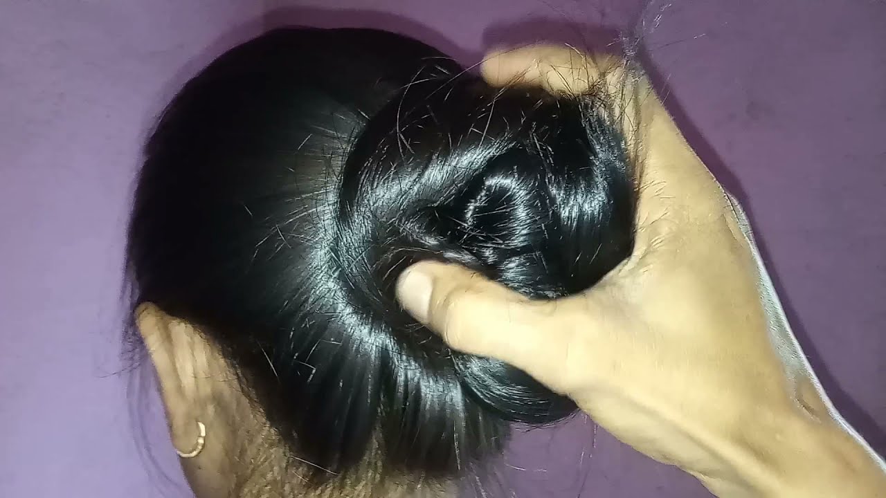 LONG HAIR BUN PULLING | BEAUTIFUL HAIR BUN PULLING FOR HUSBAND |
