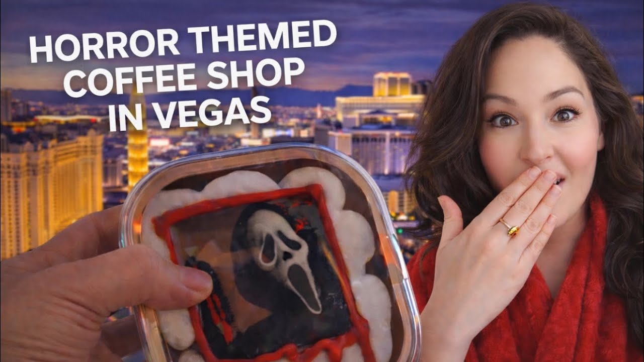 The Secret Vegas Cafe You Didn't Know Existed (Horror Themed!) 🤯