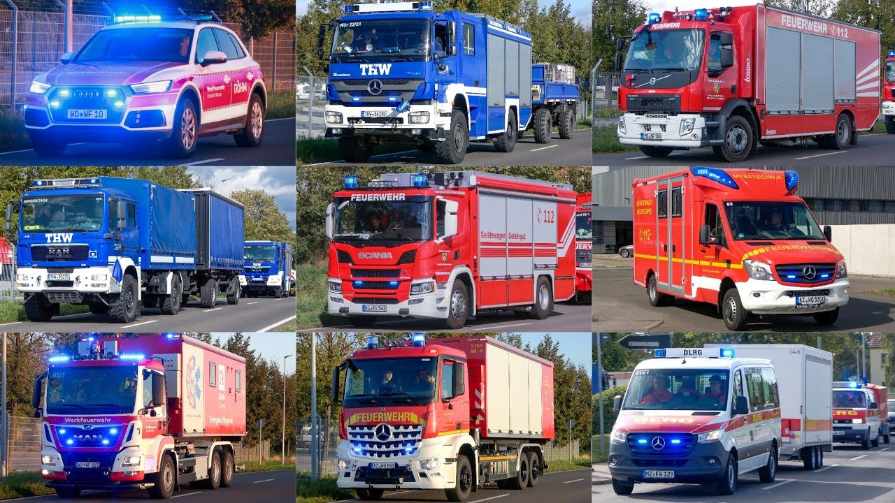 [Gefahrgutaustritt | Meliorem 2023] 60 Fahrzeuge aus ganz Rheinland-Pfalz zur Großübung
