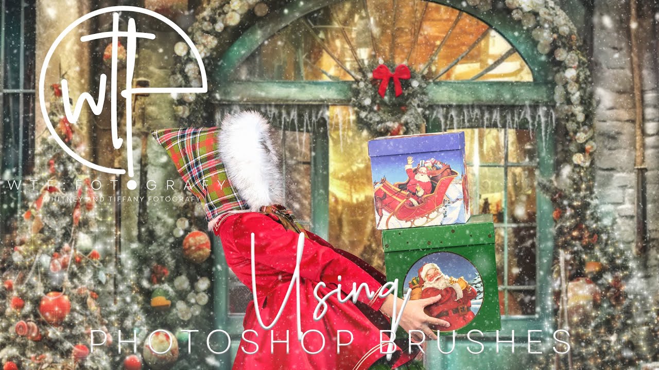 WTFotografy - How to use Photoshop Brushes, using WTF's WINTER Collection