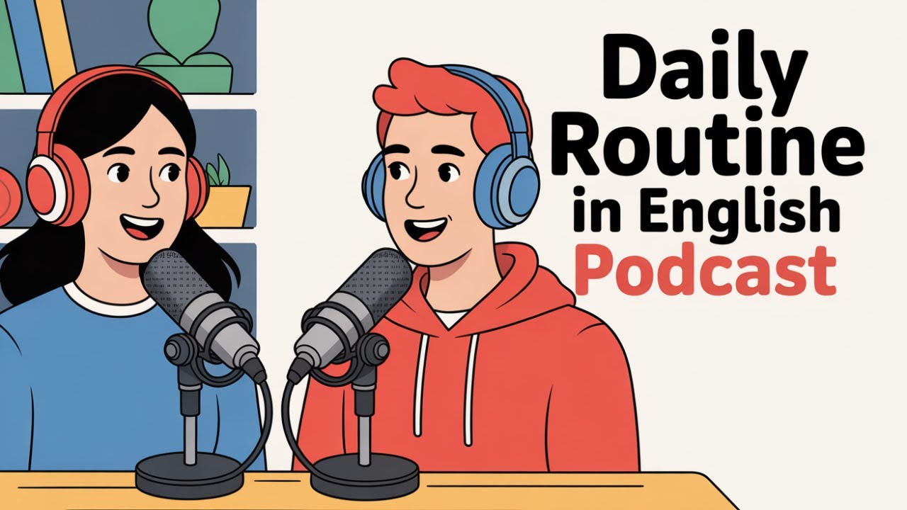 Learn English with Daily Routine Podcast | Morning, Afternoon & Night Routine