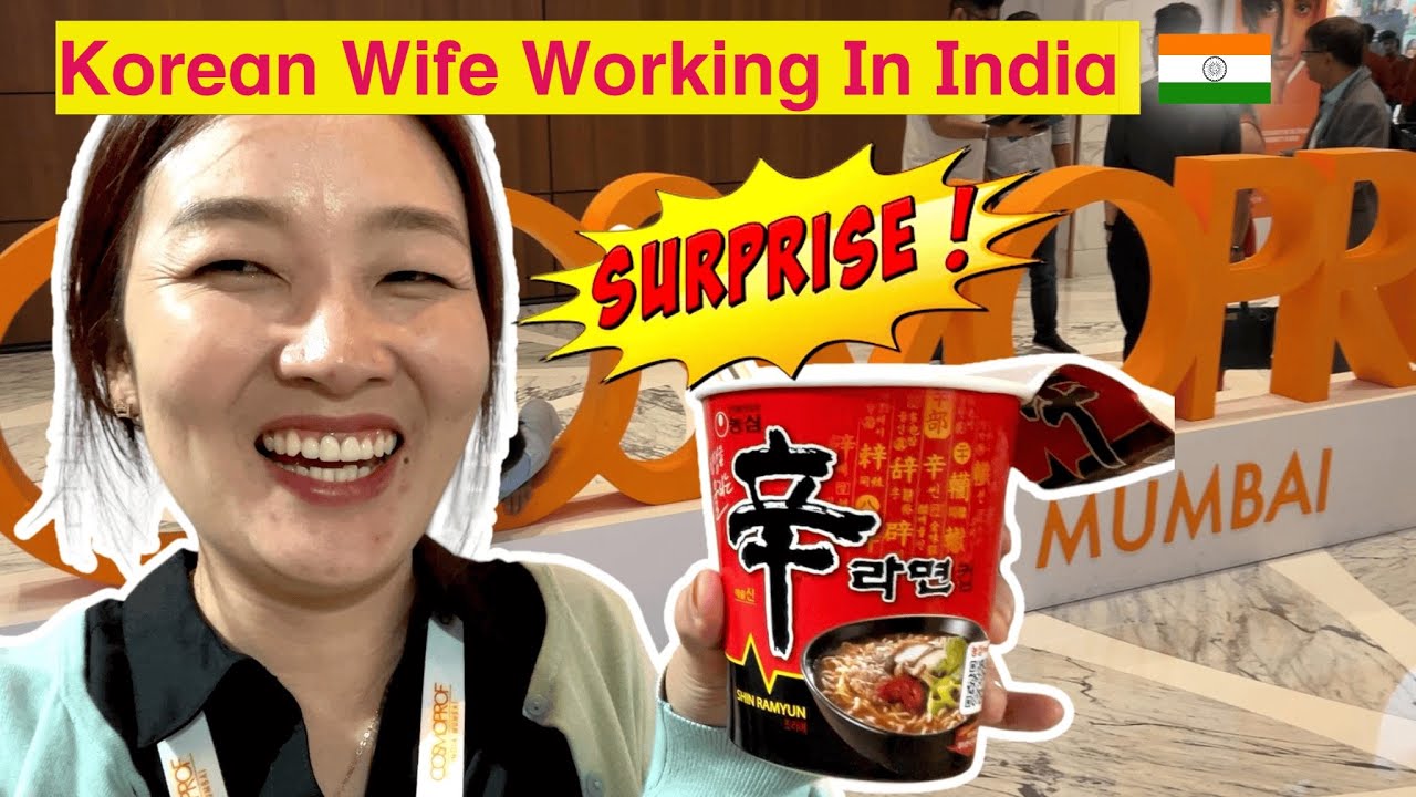 Surprising Korean Wife at work in India 🇮🇳| Authentic Korean Cuisine in Mumbai❤️