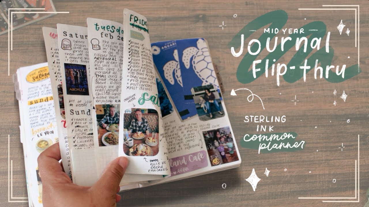 Mid Year Journal Flip-Thru | Sterling Ink Common Planner