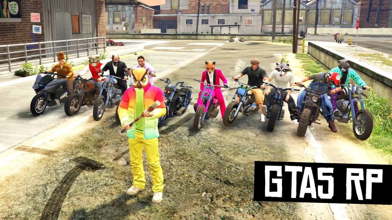 CREO IL MIO CLUB DI MOTOCICLISTI CON I MIEI AMICI SU GTA5 RP!