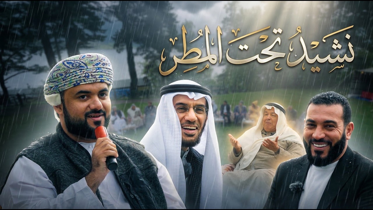 نزول المطر أثناء النشيد صنع أجمل ذكرى