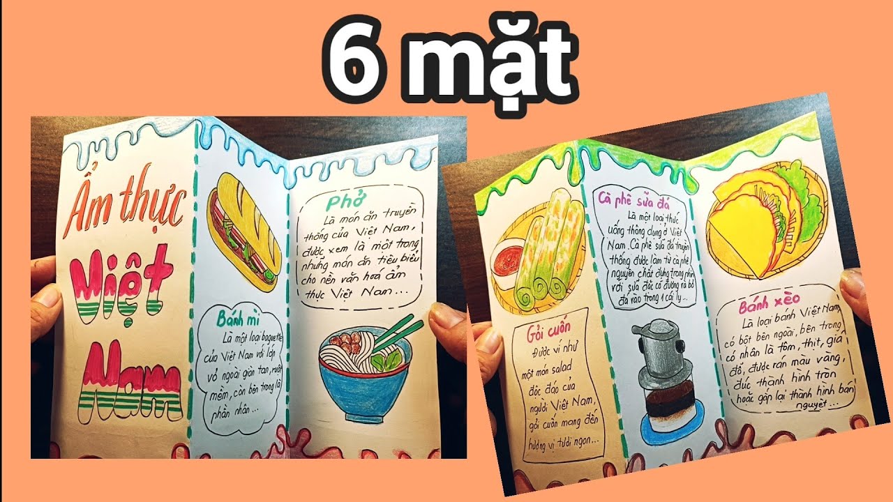 Thiết kế tờ gấp lớp 9 - mĩ thuật lớp 9 bài 8 thiết kế tờ gấp - vẽ tờ gấp món ăn truyền thống Việt