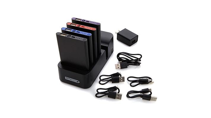 instaCHARGE 4pack 4,000 mAh Portable Device Chargers