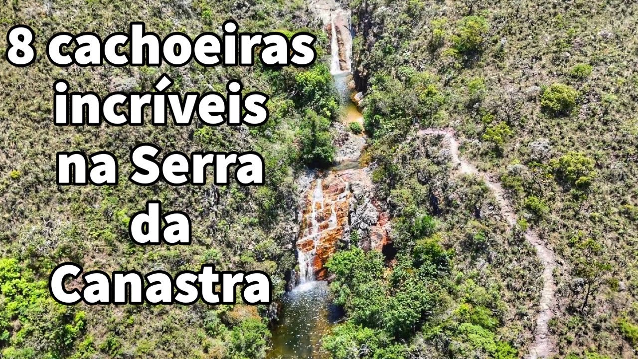 Complexo de Cachoeiras em Delfinopolis na Serra da Canastra