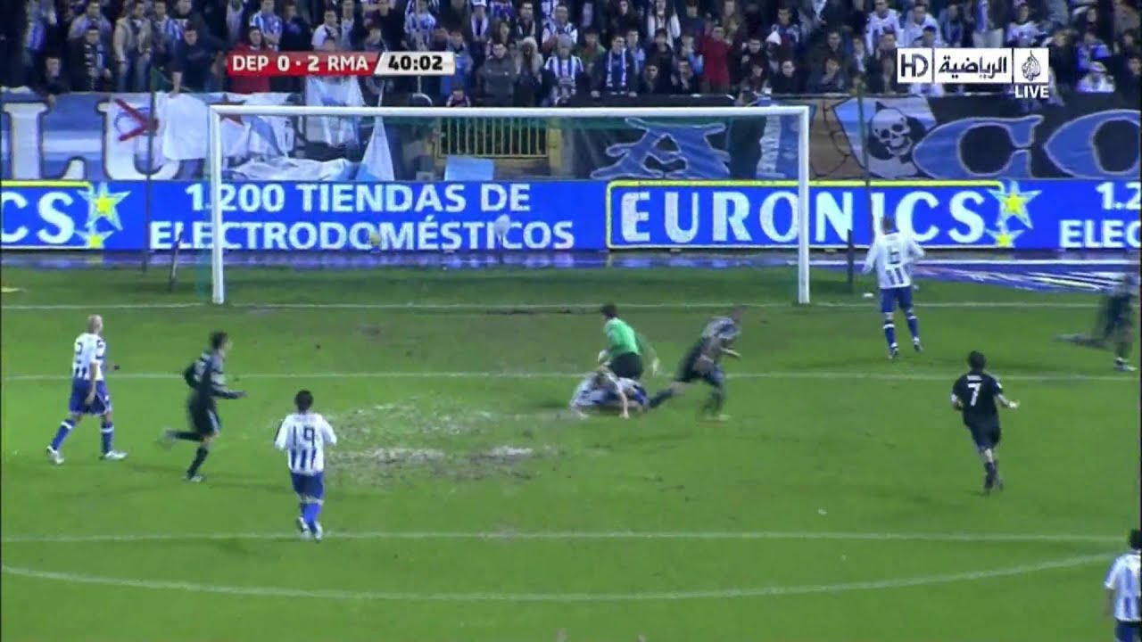 Guti amazing assist Benzema goal HD