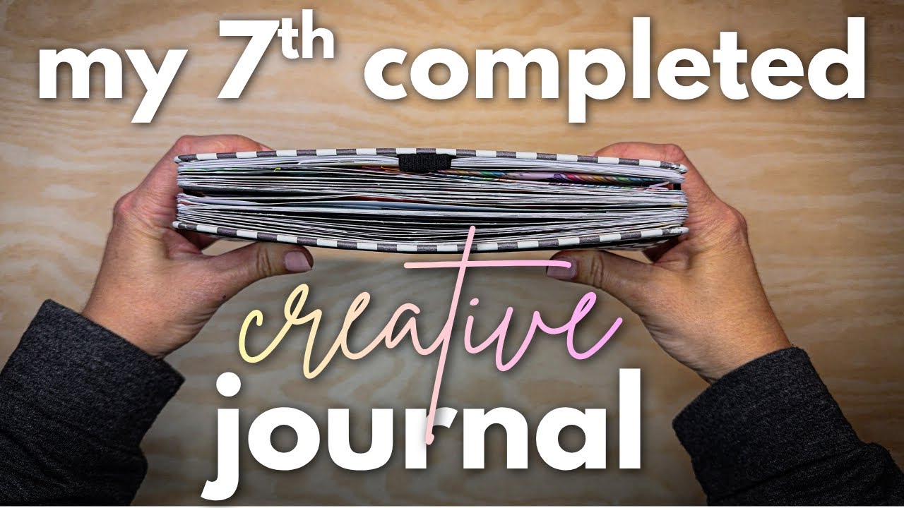 I finished decorating my ENTIRE creative journal! [Dutch doors, waterfall tabs AND MORE]