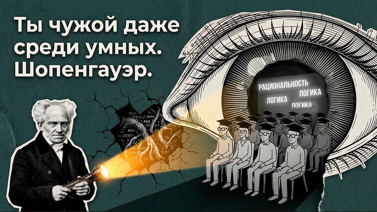 Почему ты чужой даже среди “умных” людей: философия Шопенгауэра
