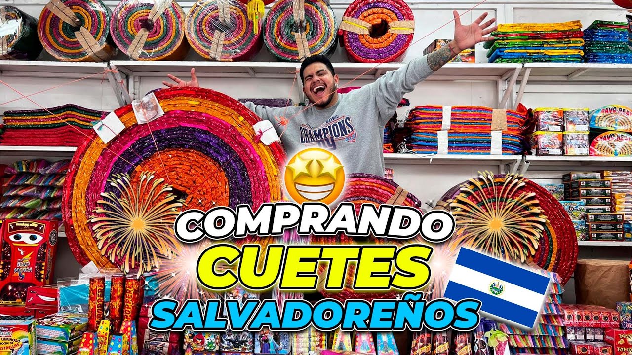 COMPRANDO CUETES SALVADOREÑOS 🧨🇸🇻 *ENCONTRAMOS UNA METRALLETA DE $500*😱