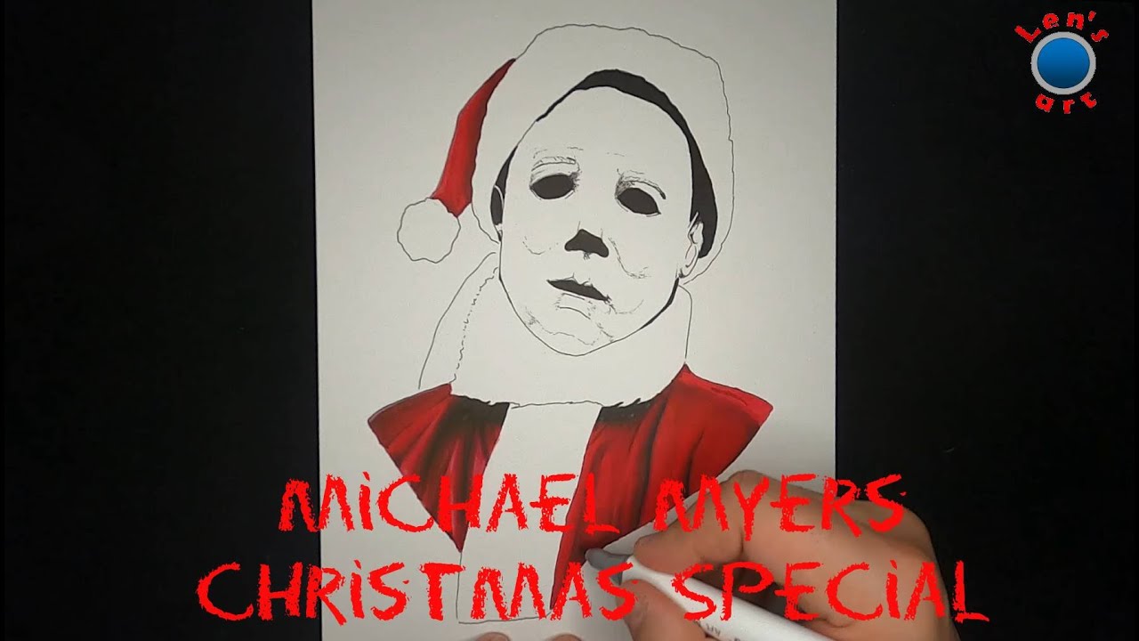 Michael Myers Christmas Special Drawing