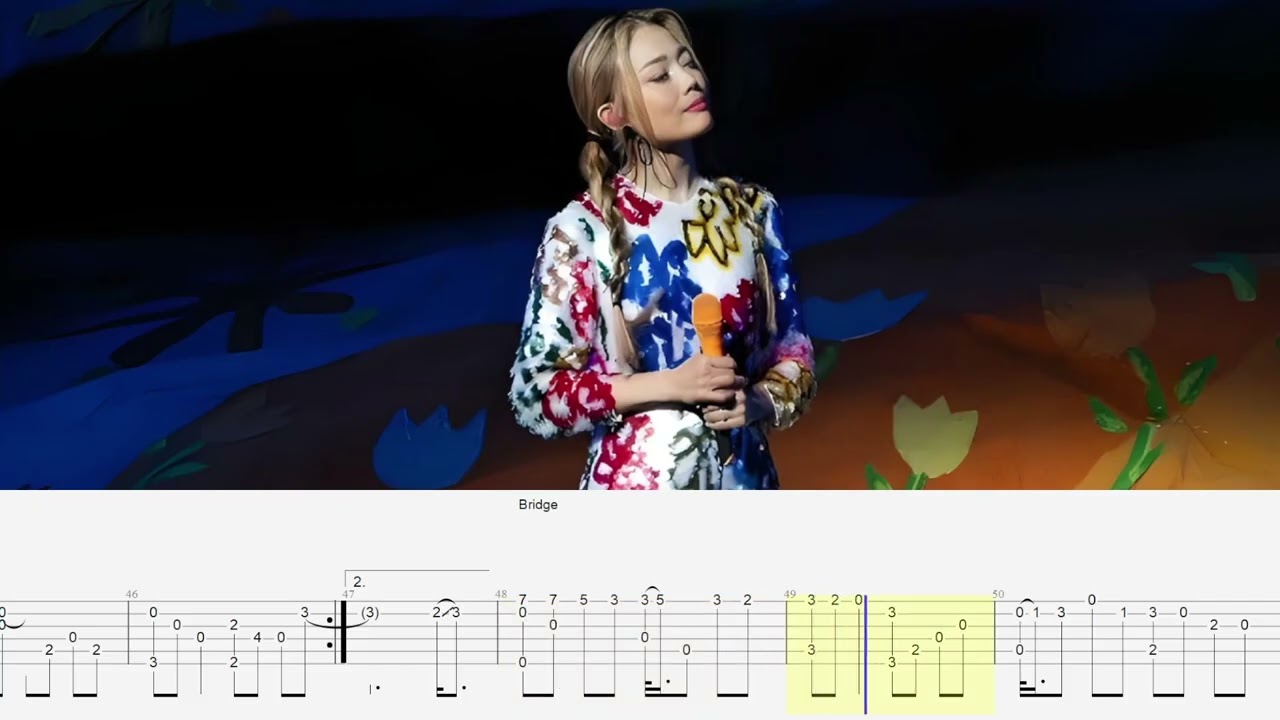 這分鐘更愛你 - 容祖兒 Joey Yung《結他獨奏譜》【Guitar fingerstyle tab】