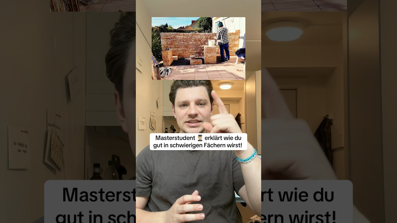 Was hat diese Mauer mit dem Lernen f&uuml;r schwierige F&auml;cher zu tun? #lernen #studium