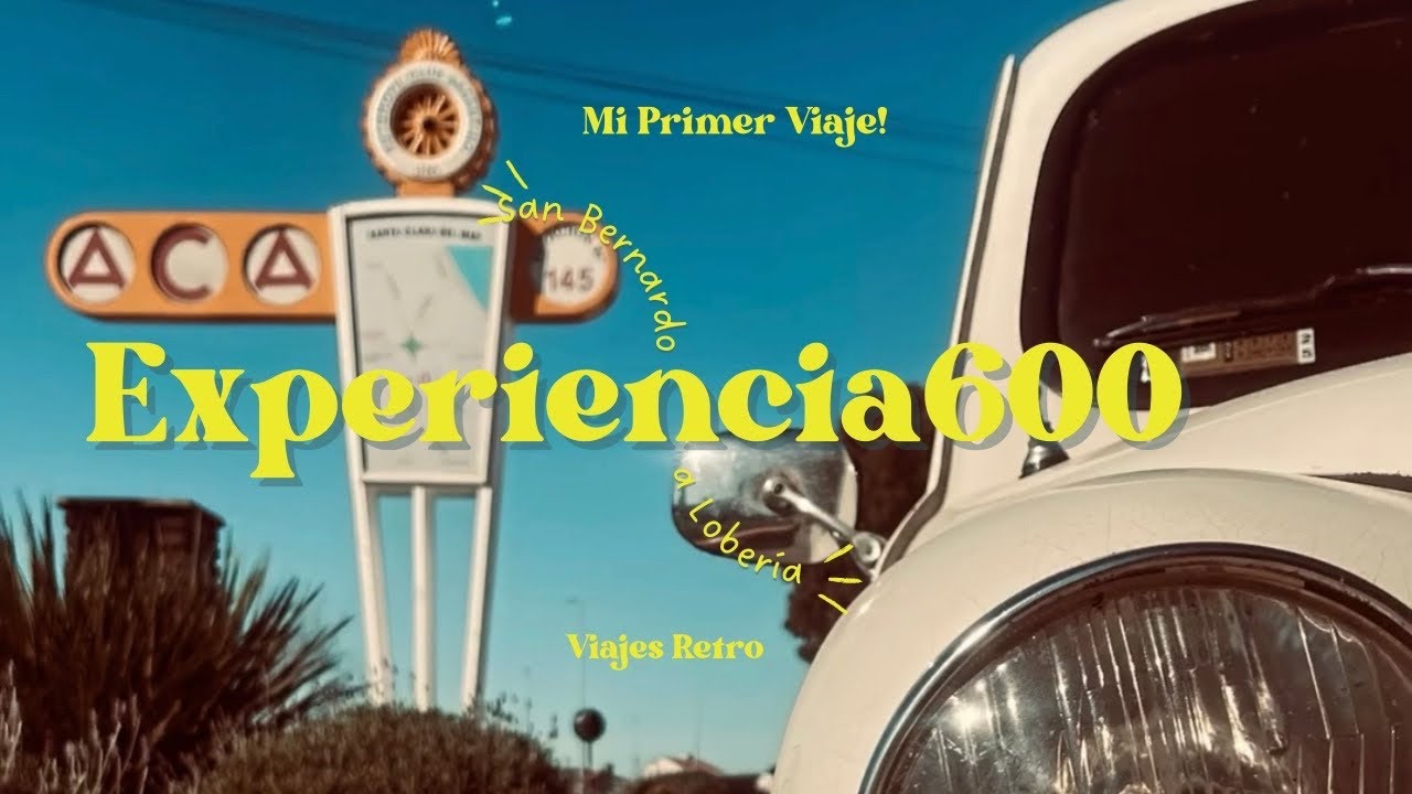 Primer viaje del fiat600 a Lobería desde San Bernardo, La Costa