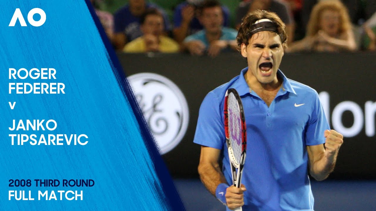 Roger Federer v Janko Tipsarevic Full Match | Australian Open 2008 Third Round