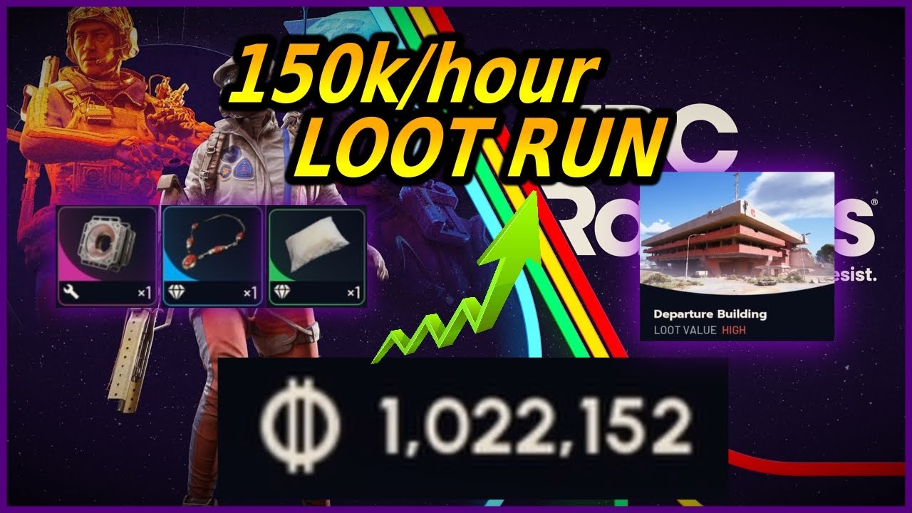 150k/hour Solo Loot Run FARM Coins FAST  l   ARC Raiders