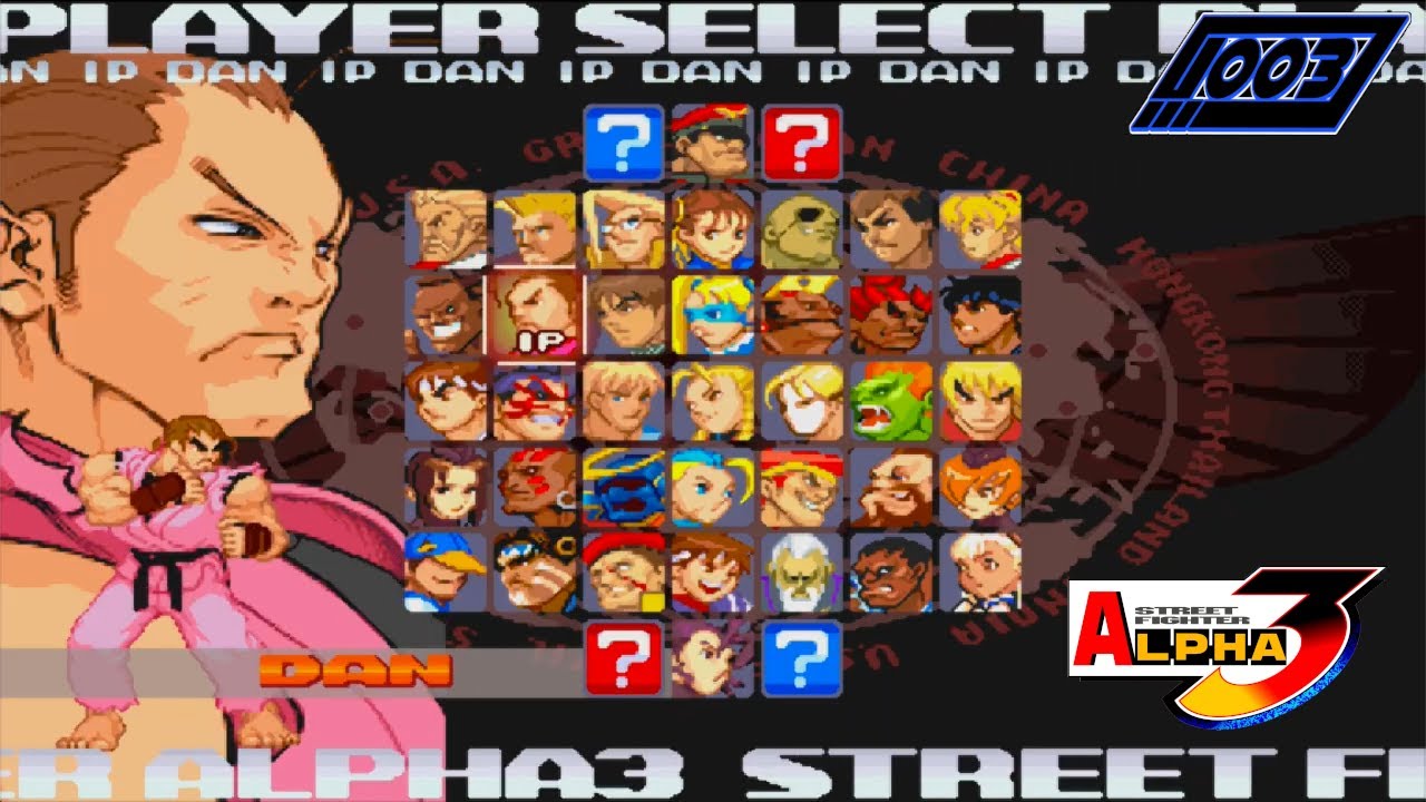 Street Fighter Alpha 3 Upper Arcade Playthrough (Dan)