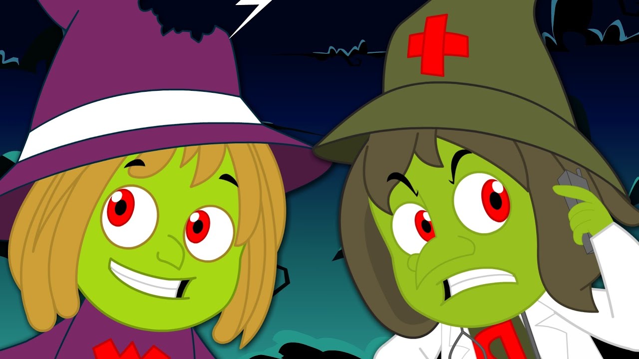 Five Wicked Witches | Nursery Rhymes For Children | Kids Songs And Videos