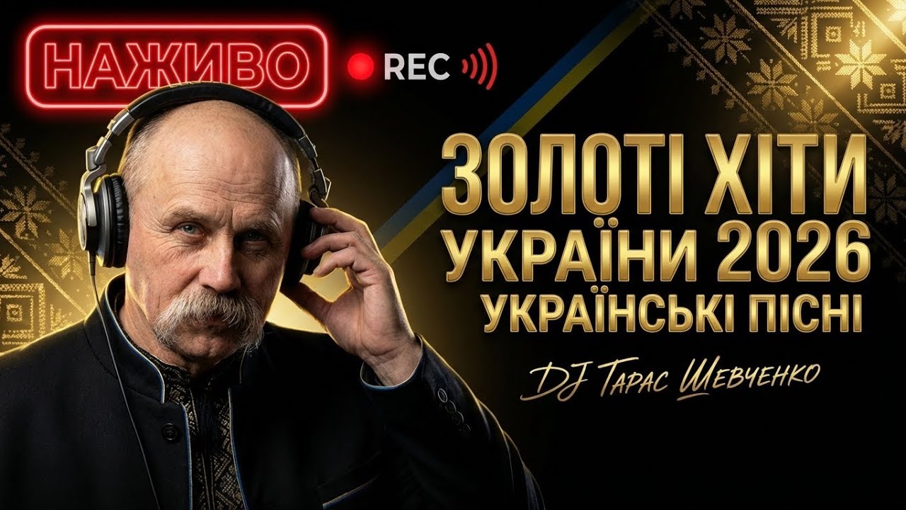 🔥 Українські Пісні • DJ Taras Shevchenko • Стабільний Потік Звуку • LIVE