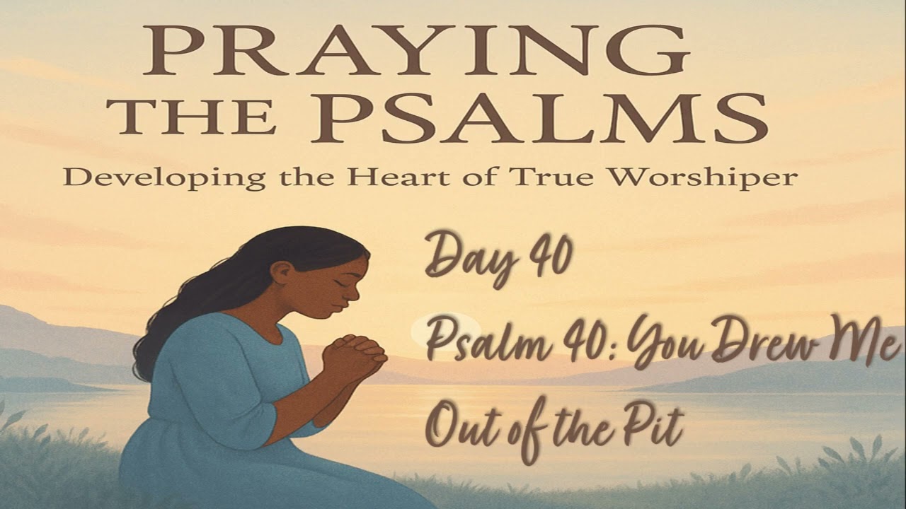 Praying the Psalms - Day 40: You Drew Me Out of the Pit