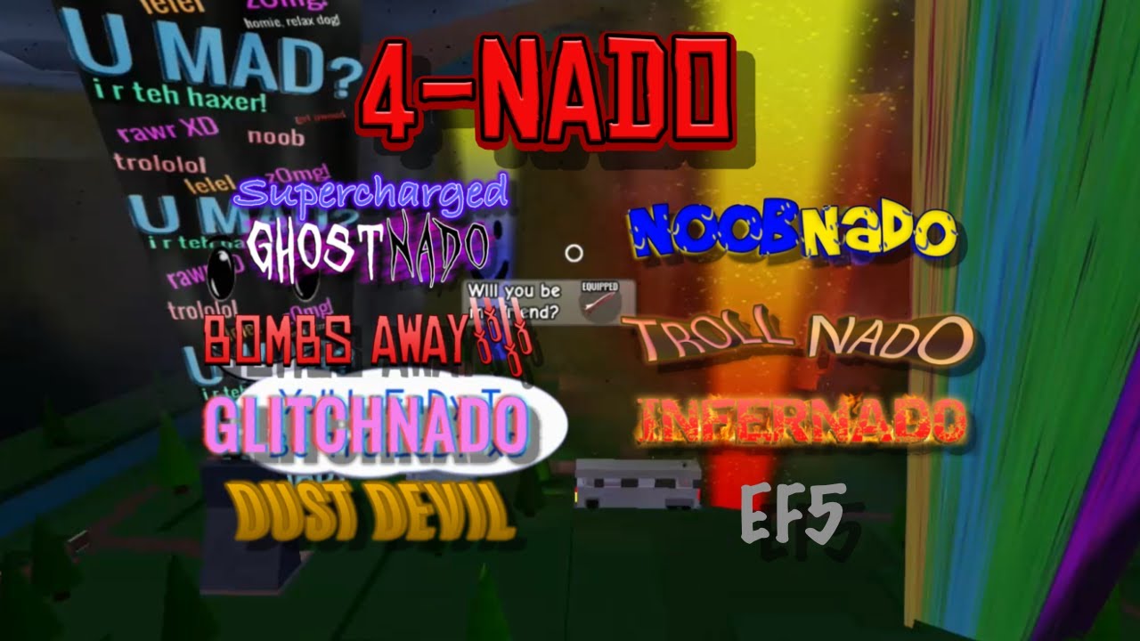 Merge threat 4-Nado on ROBLOX State Park. | Tornado Alley Ultimate