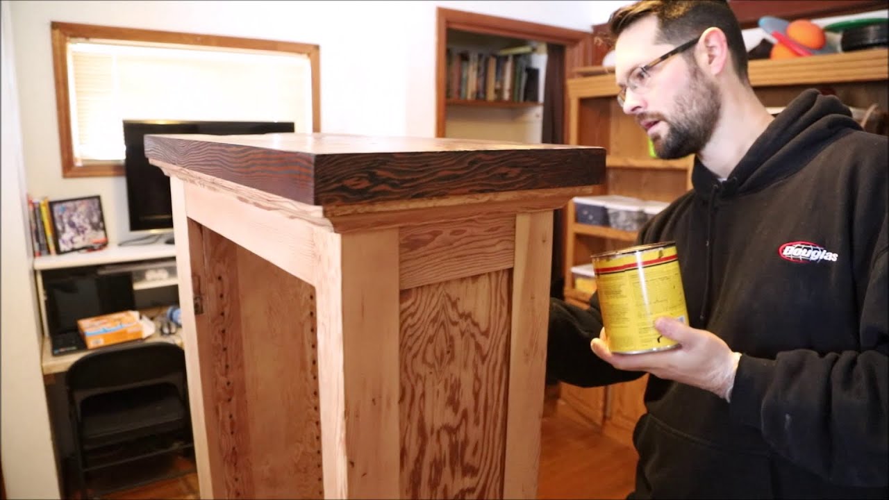 Antique Built-In Cabinet Refinish