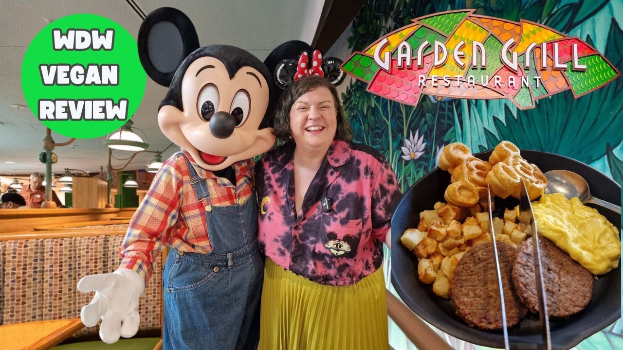 Garden Grill Character Dining Breakfast Is A Winner! | Disney World Vegan Review