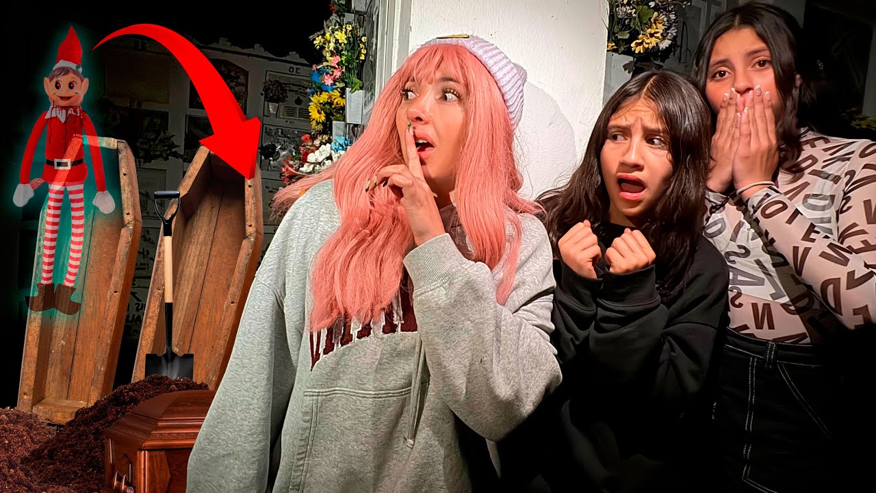 🔴¡ALGO RARO PASA EN ESTE CEMENTERIO*Un ELFO SE MUEVE🧑🏽‍🎄⁉️