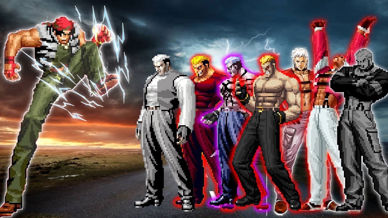 [Mugen KOF] Джонс Ральф 15 против Яширо Нанакасе, команда