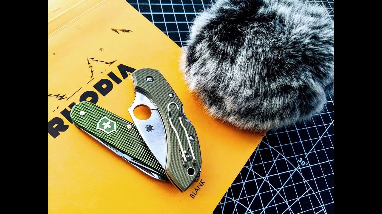 ASMR with EDC Gear relating to Knives