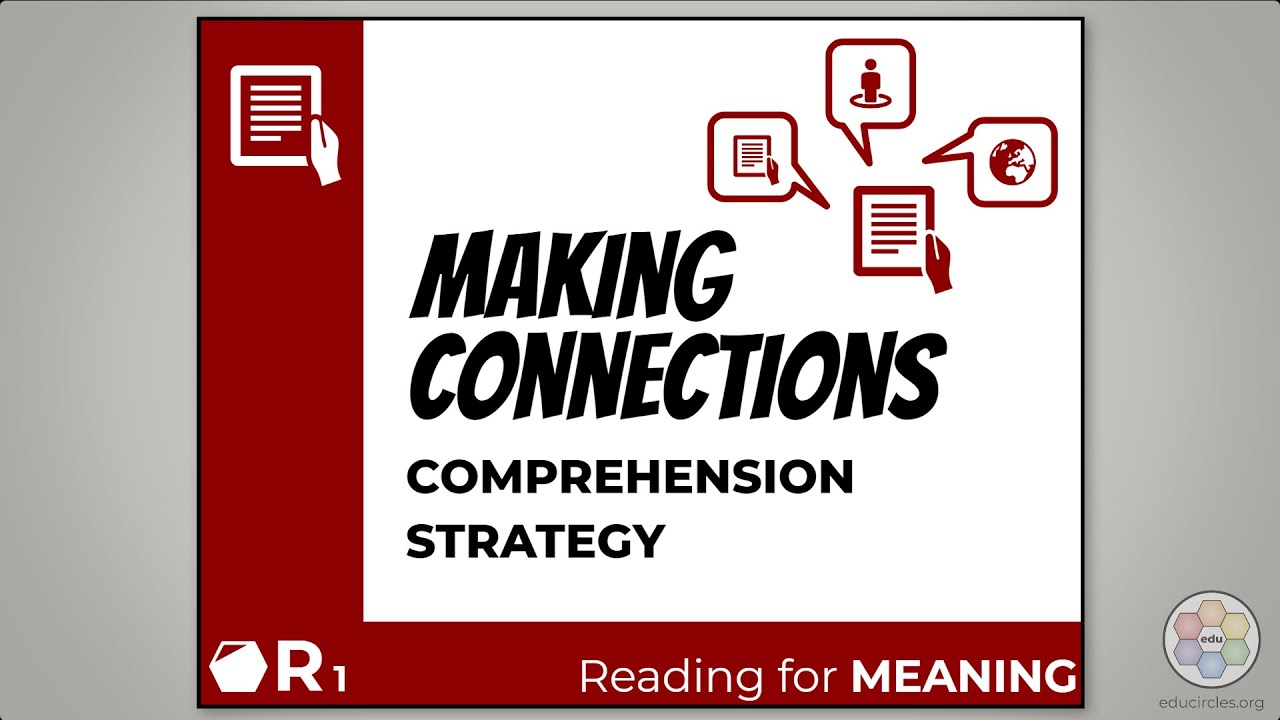 Making Connections Reading Comprehension Strategy (Educircles.org)