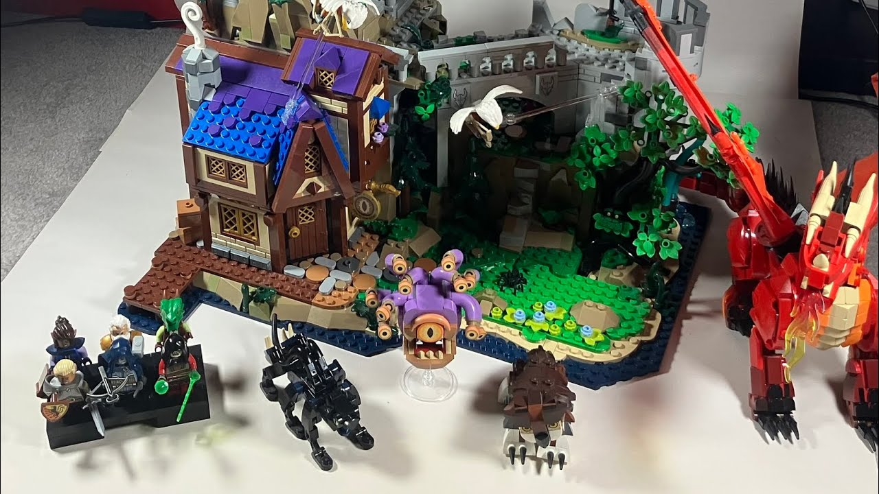 Lego dungeons and dragons time lapse