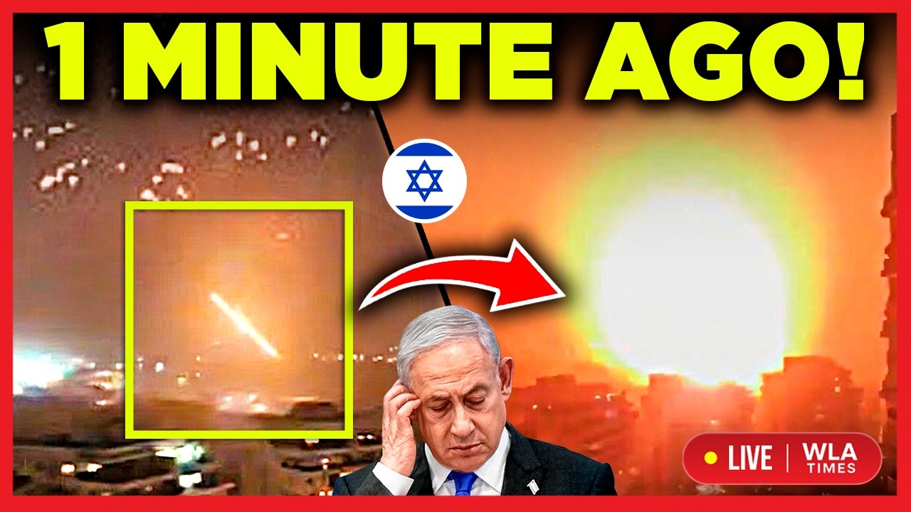 LIVE ON CAM: Israel 'On Fire' As Iran Drops Cluster Bombs; Ceasefire 'REJECTED'? Israeli Cities HIT
