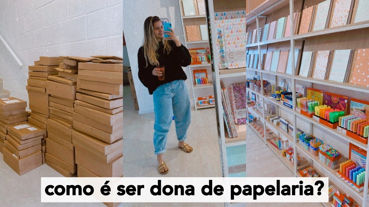 Lojinha da Lívia | Como é ser dona de uma papelaria online? Vlog da nossa rotina!