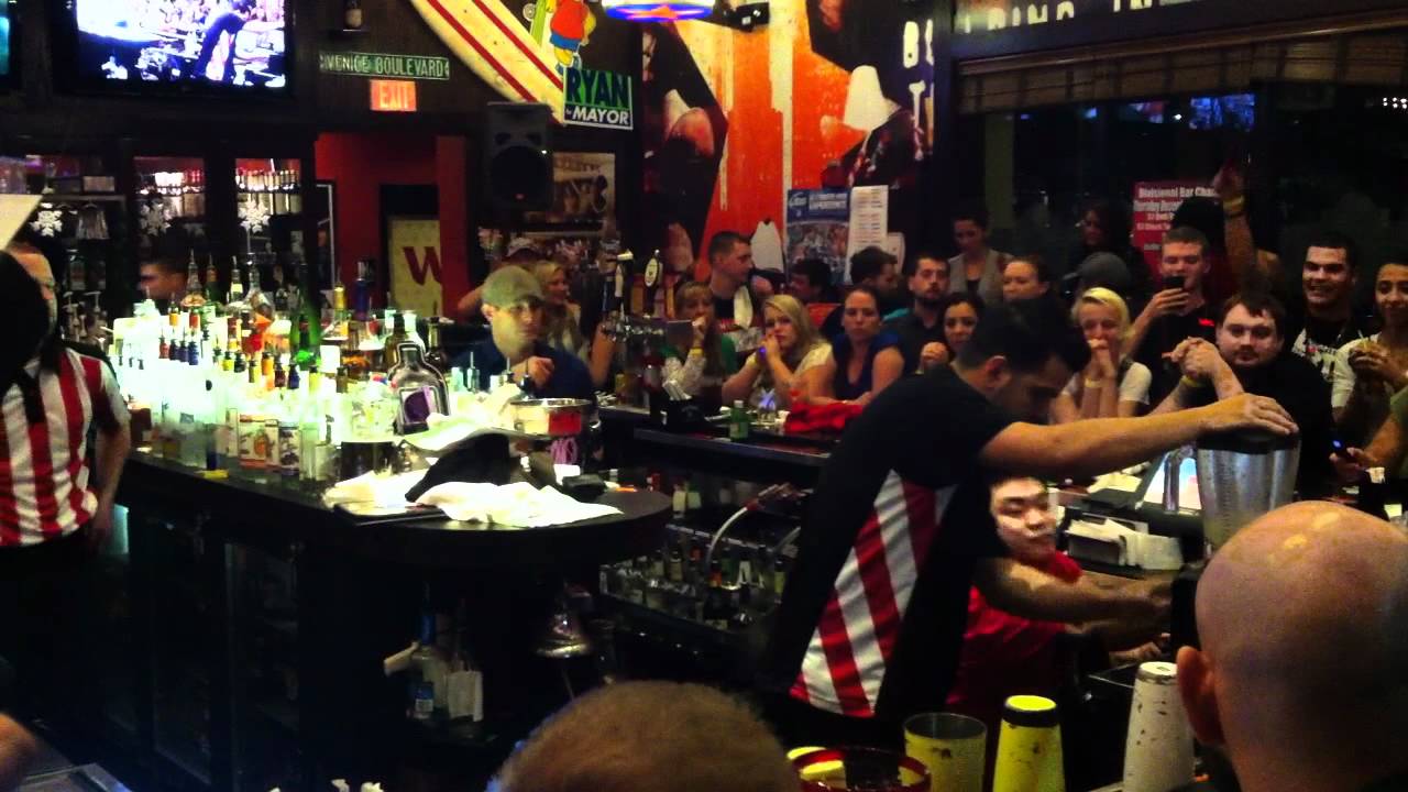 Santiago Emeric @ T.G.I. Friday's World Bartending Championship Southeast Divisional 2011