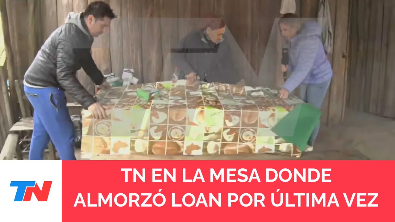 CASO LOAN I La abuela de Loan y su recuerdo en la mesa del último almuerzo antes de la desaparición