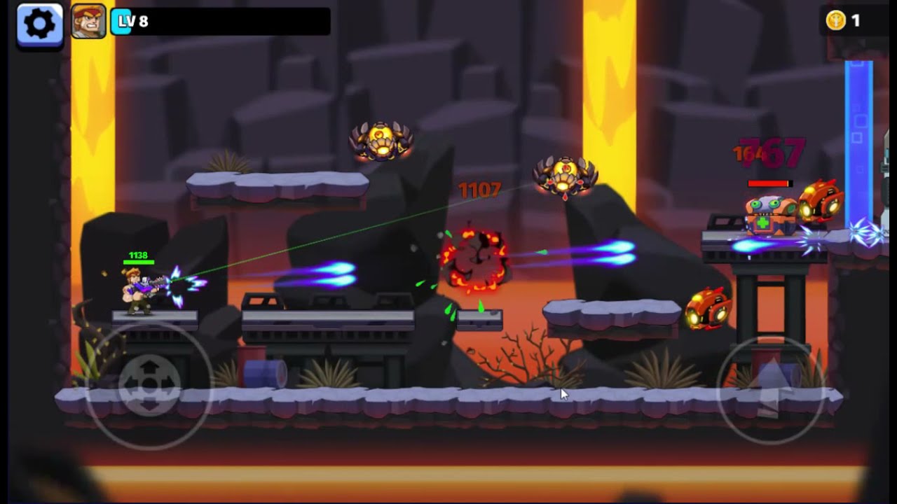 Gunfire Hero - Map 4 (Speed run) - Loop Rifle Lv6 +106