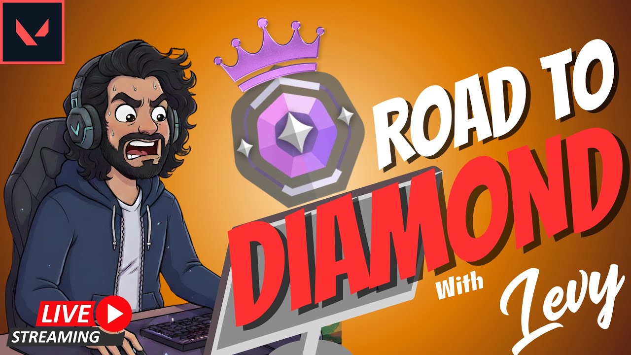 Road to diamond!!| valorant grinding |with LEVY