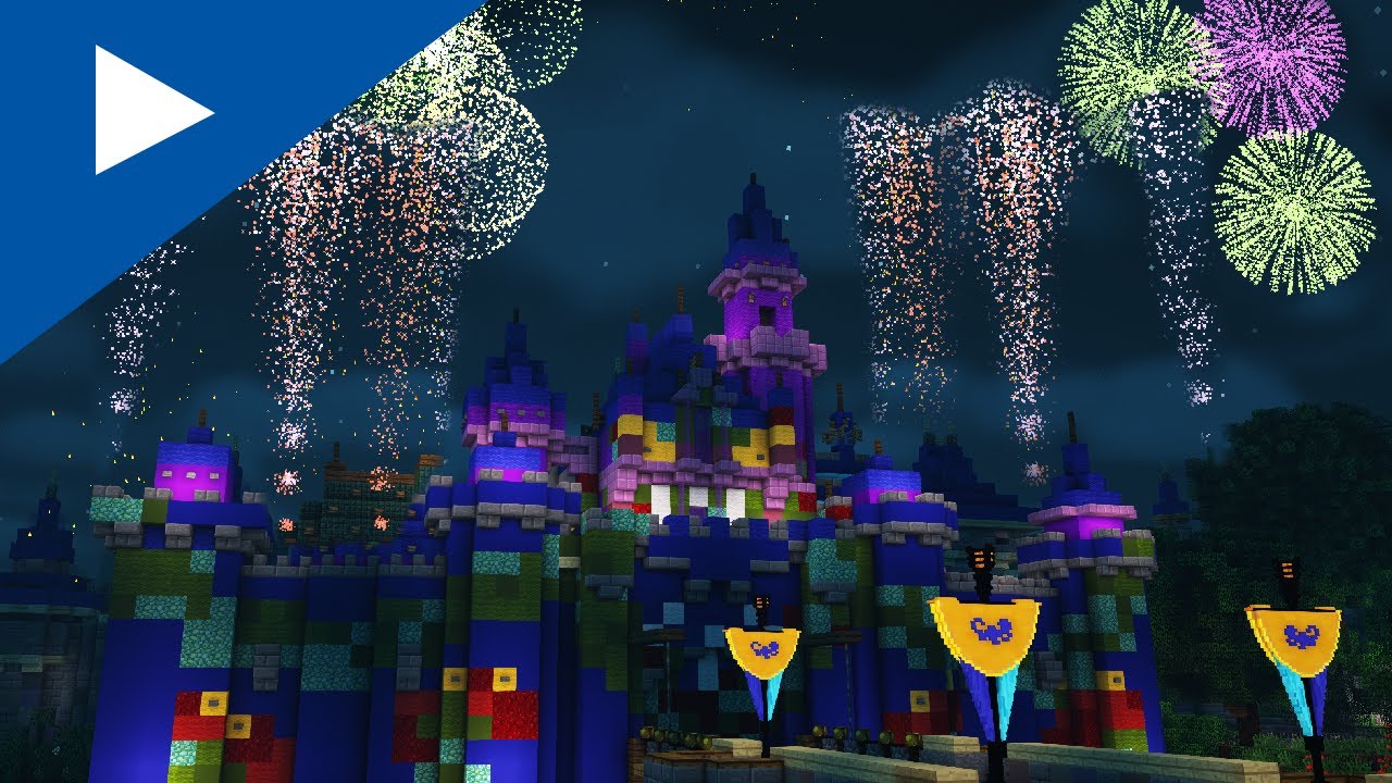 Minecraft Disneyland Halloween Screams Firework Show | ImagineFun 2022