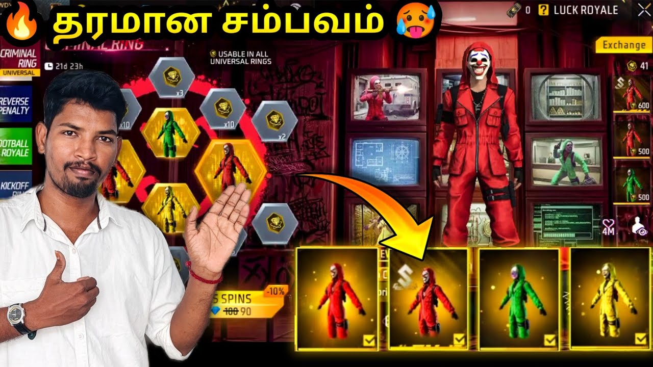 🔥 I GOT TOP CRIMINAL BUNDLES 🤩 FREEFIRE CRIMINAL RING EVENT FREEFIRE TOP CRIMINAL EVENT TAMIL 