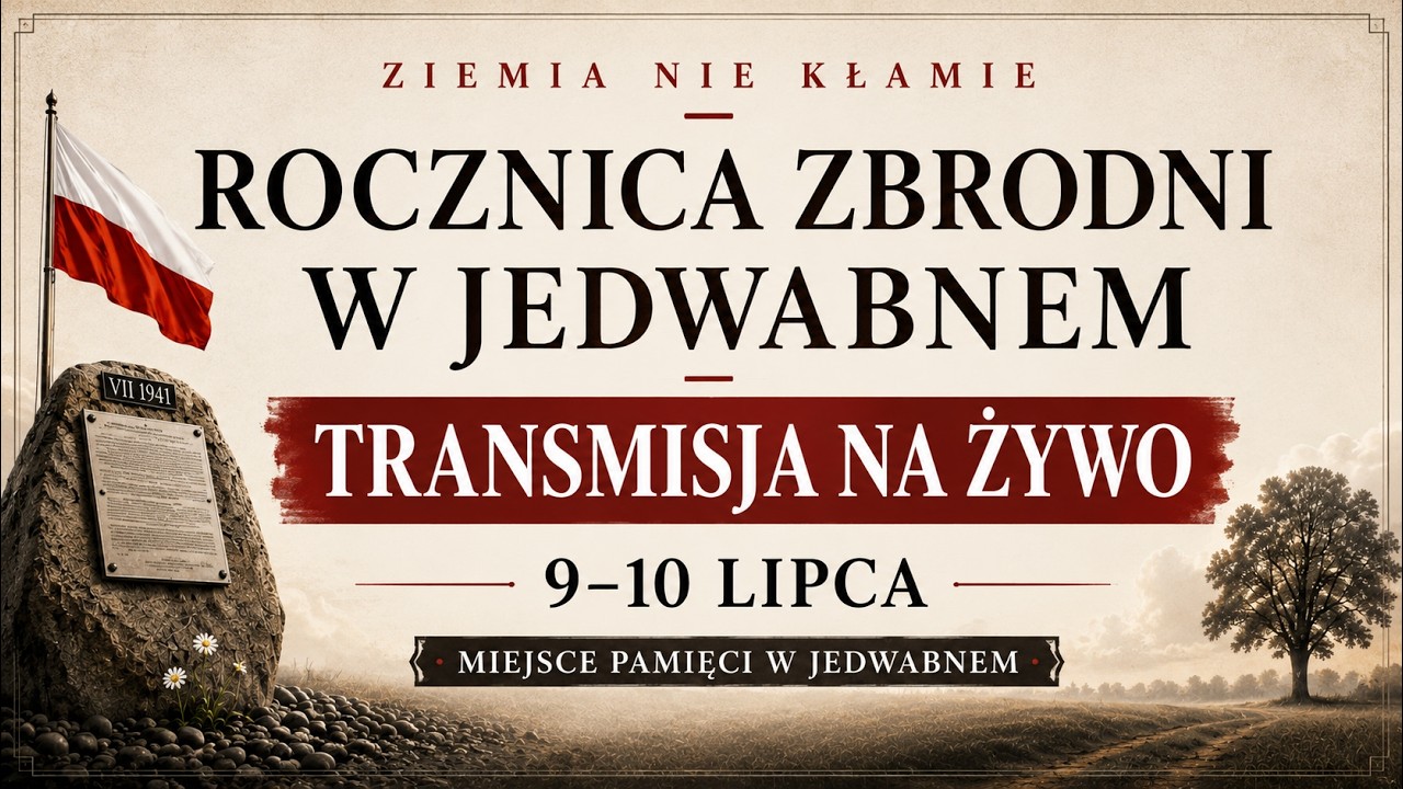 JEDWABNE: rocznica niemieckiej zbrodni [TRANSMISJA NA ŻYWO] | Ziemia nie kłamie | 2026