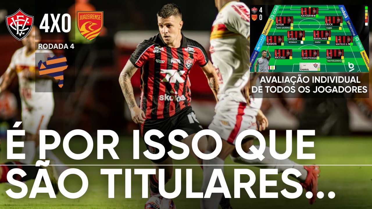 VITÓRIA 4 X 0 JUAZEIRENSE - FINALMENTE A VITÓRIA! COM ESTREIA DO TIME PRINCIPAL OS 3 PONTOS VIERAM