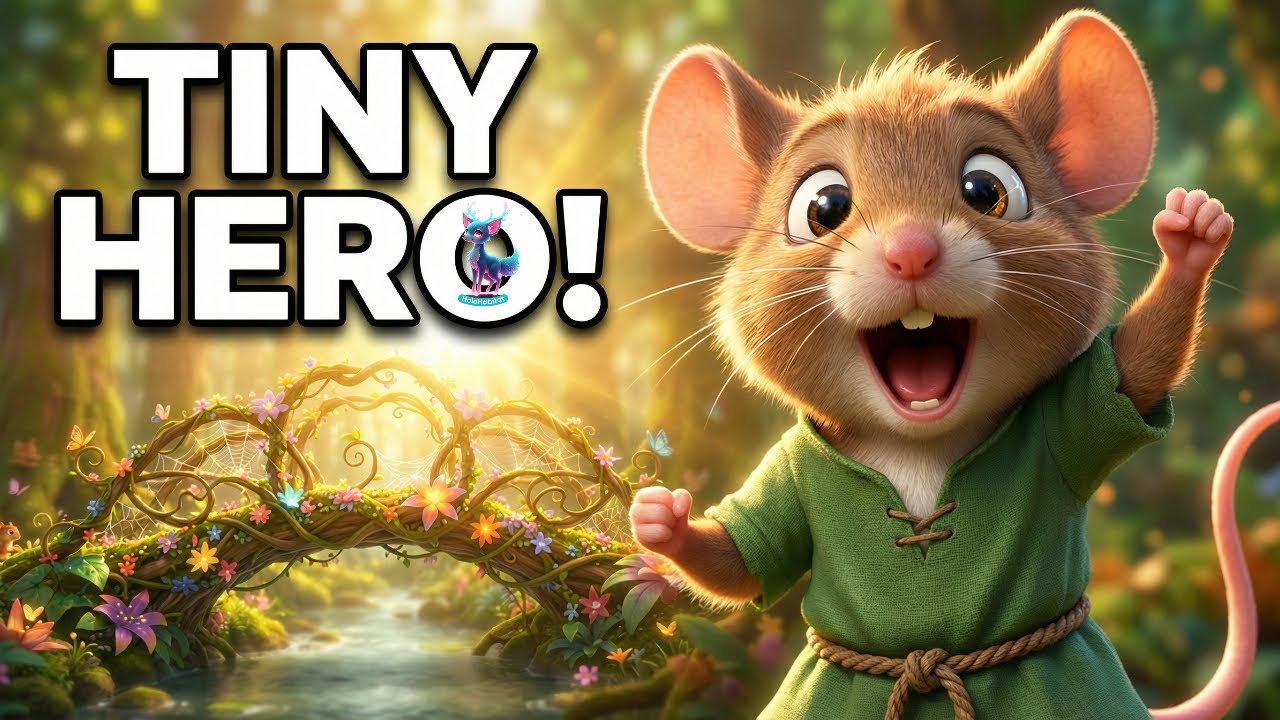 🐭 Pip's Genius Bridge: 🌉 How the Tiniest Mouse Saved the Forest with Big Ideas! ✨